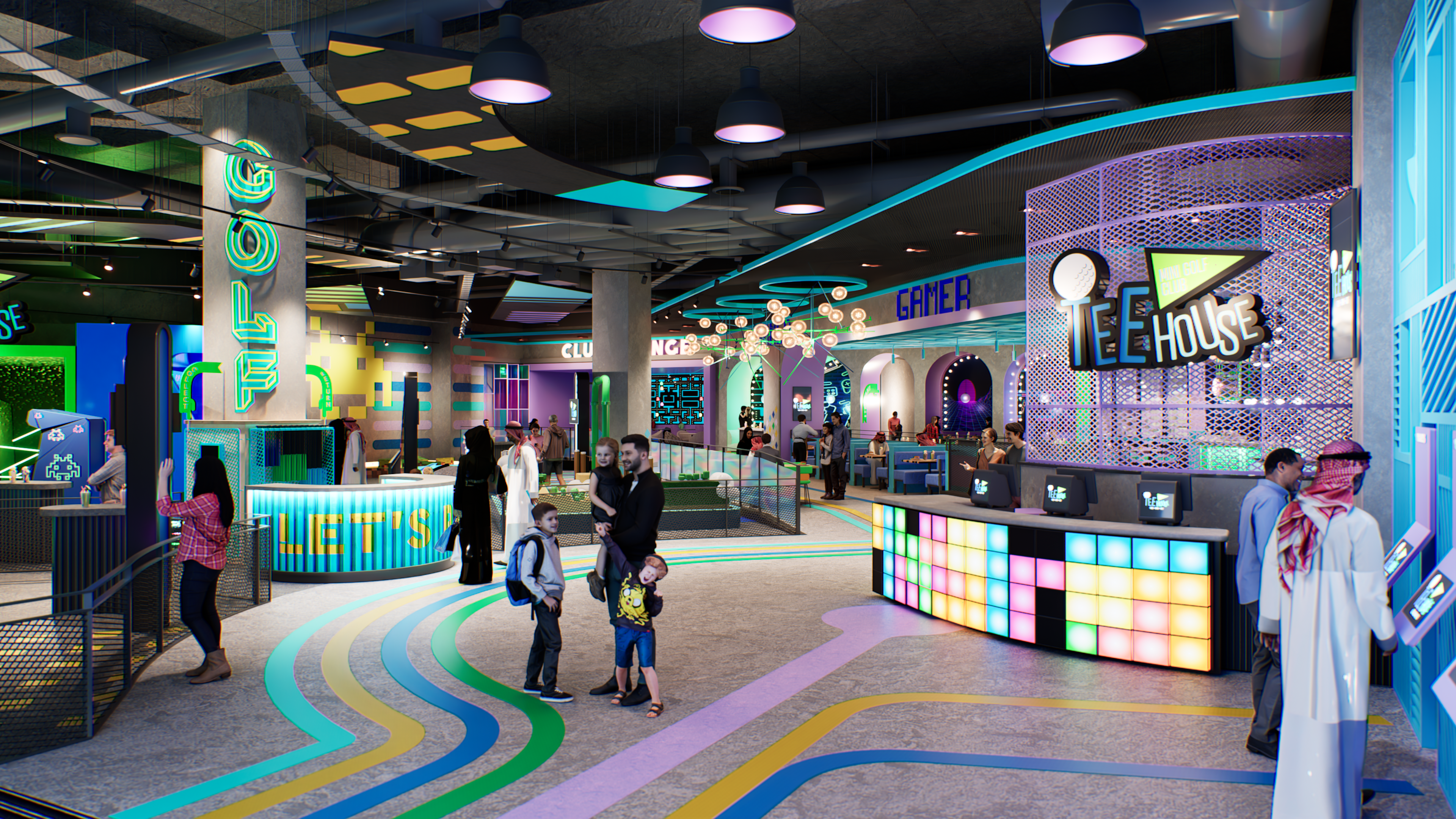 INDOOR ADVENTURE GOLF