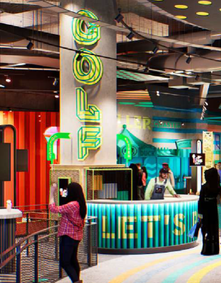 INDOOR ADVENTURE GOLF